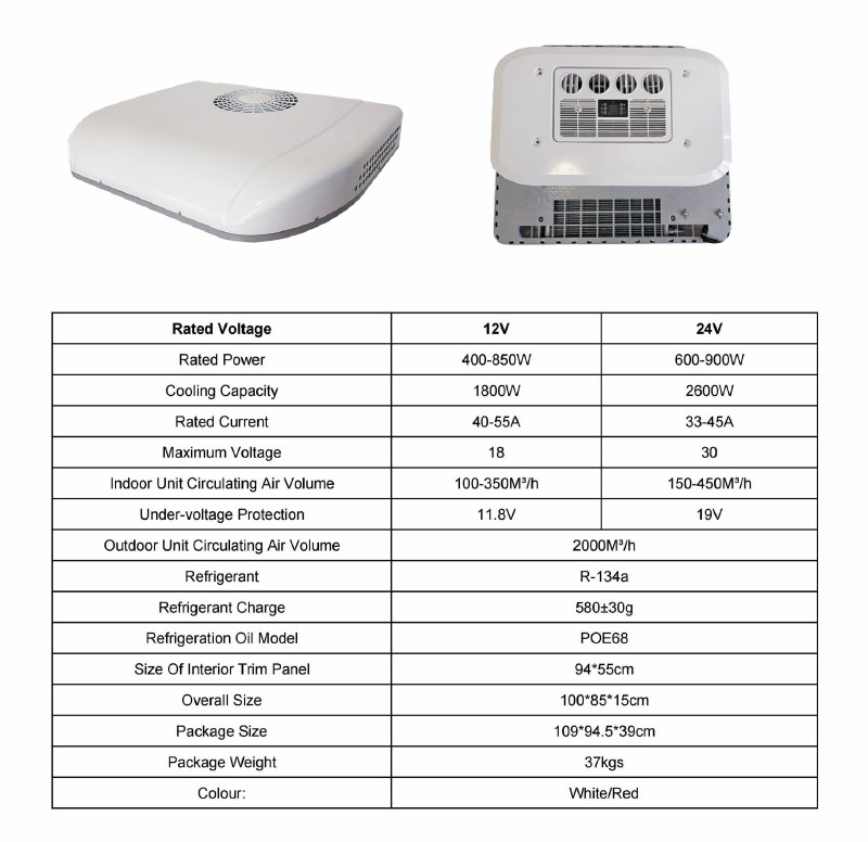 Air Conditioning System - Rooftop Self Contained Standalone - For Large Sized Vehicles - Image 2