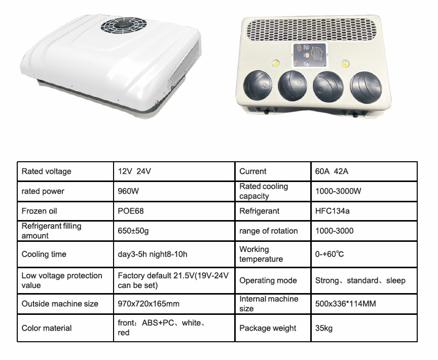 Rooftop Self Contained Standalone Air Conditioning System - For Medium Sized Vehicles - Image 2