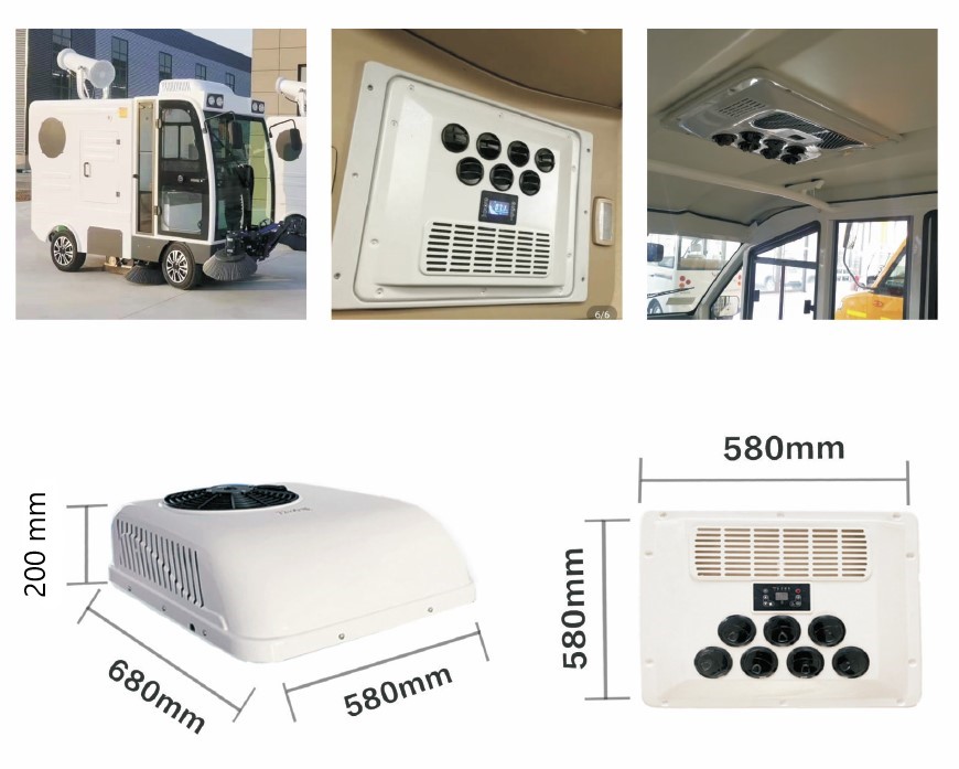 Rooftop Self Contained Standalone Heating and Cooling Air Conditioning System - For Smaller Sized Vehicles - Image 7